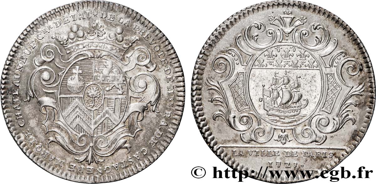 PARIS - ILE DE FRANCE Pierre-Antoine de Castagnère, marquis de Châteauneuf fVZ