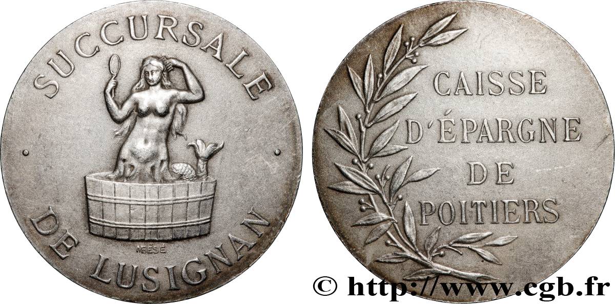 CAISSES D ÉPARGNE CAISSE D EPARGNE DE POITIERS, Flan mat TTB+/SUP