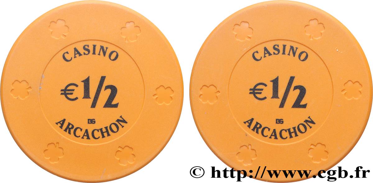 CASINOS ET JEUX Casino d’Arcachon, 1/2€ VZ