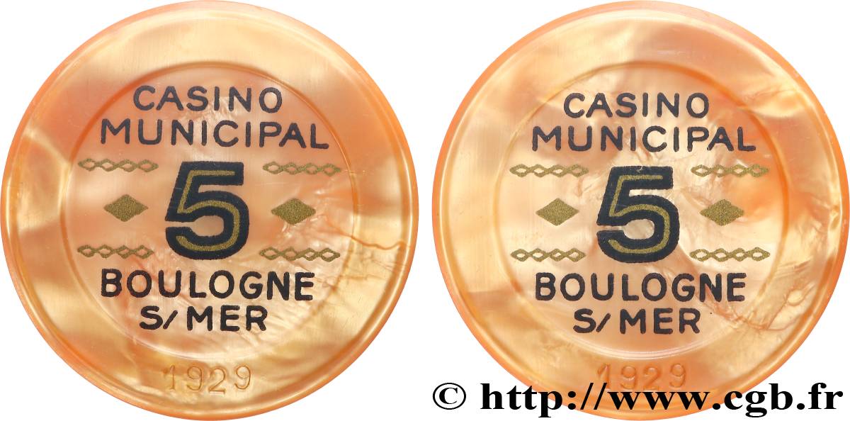 CASINOS ET JEUX Casino municipal de Boulogne sur Mer VZ