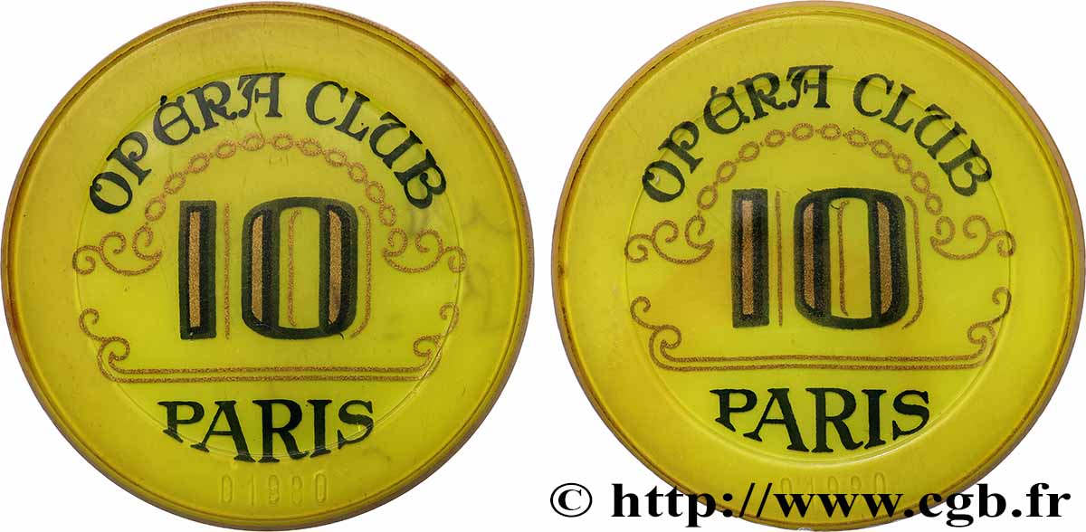 CASINOS ET JEUX Opéra Club Paris, 10 VZ