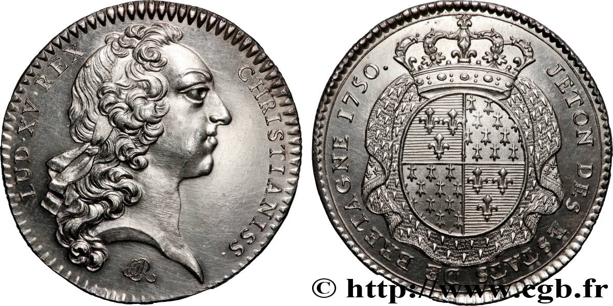 BRETAGNE (ÉTATS DE...) États de Rennes, refrappe postérieure SUP/SPL