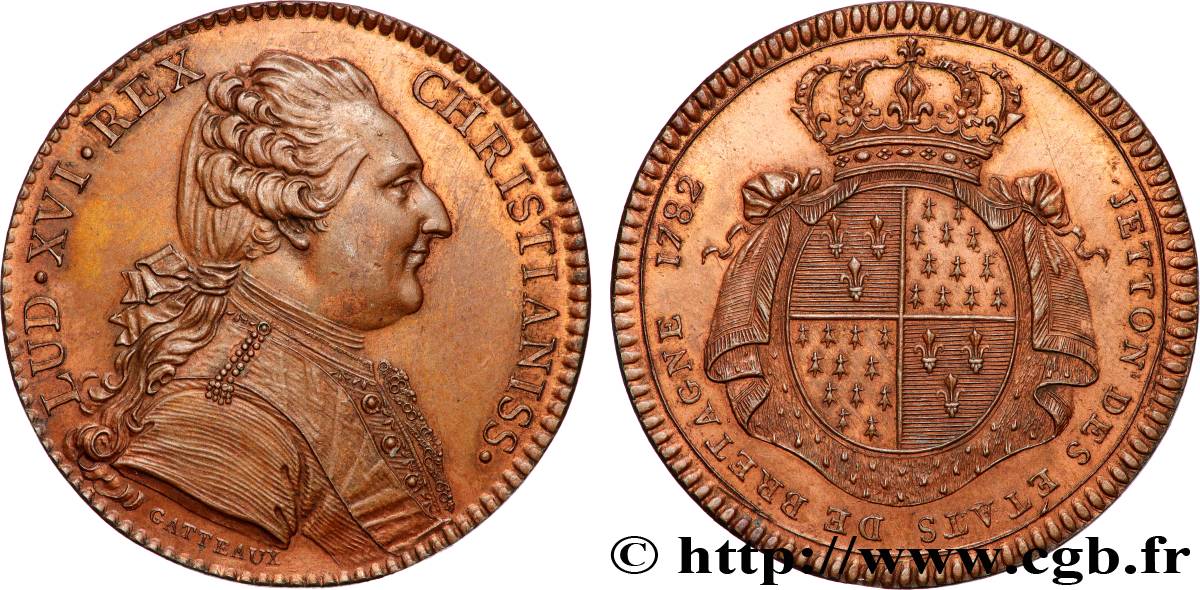 BRETAGNE (ÉTATS DE...) États de Rennes, refrappe SPL