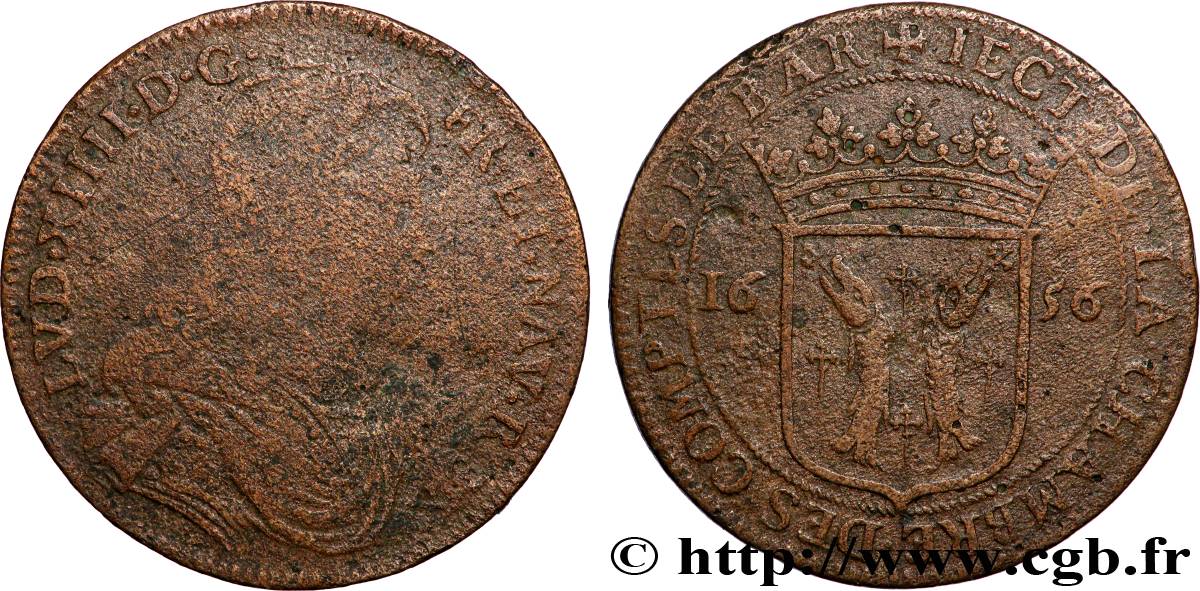 LORRAINE - DUCHÉ DE LORRAINE - CHARLES IV VILLE DE BAR TB+