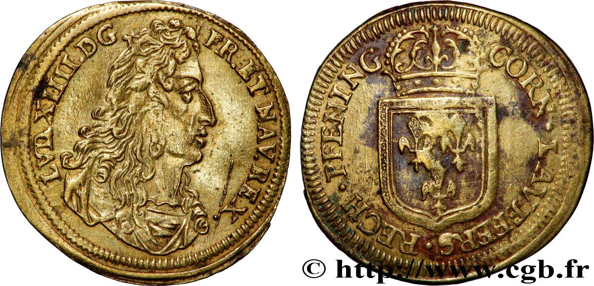 ROUYER - X. JETONS DE NUREMBERG Louis XIV TB+
