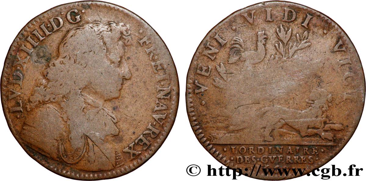 ORDINAIRE DES GUERRES Conquête de la Franche Comté TB