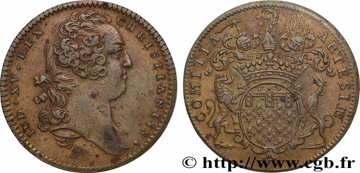 ARTOIS (ÉTATS D ...) Émission de 1732 TTB