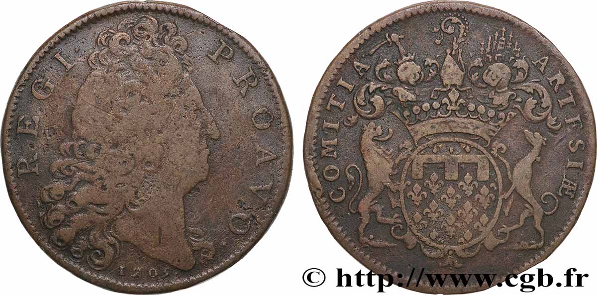 ARTOIS (ÉTATS D ...) Émission de 1705 TB+