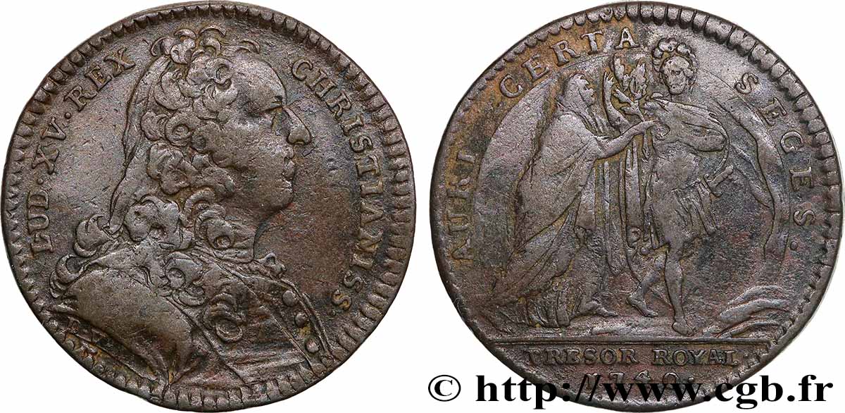 TRÉSOR ROYAL Louis XV TB+
