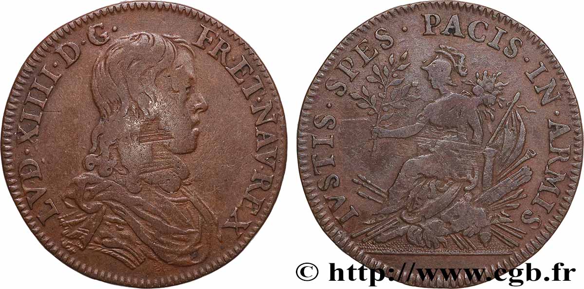 LOUIS XIV LE GRAND ou LE ROI SOLEIL Préliminaires de la Paix de Munster TTB