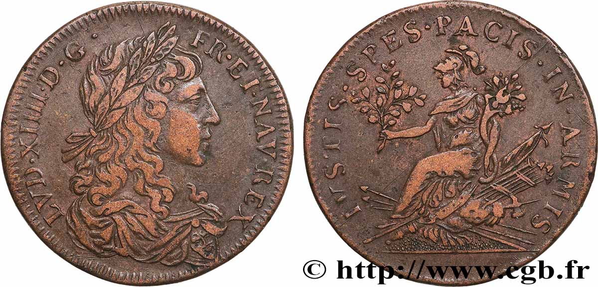 LOUIS XIV LE GRAND ou LE ROI SOLEIL Préliminaires de la Paix de Munster TTB