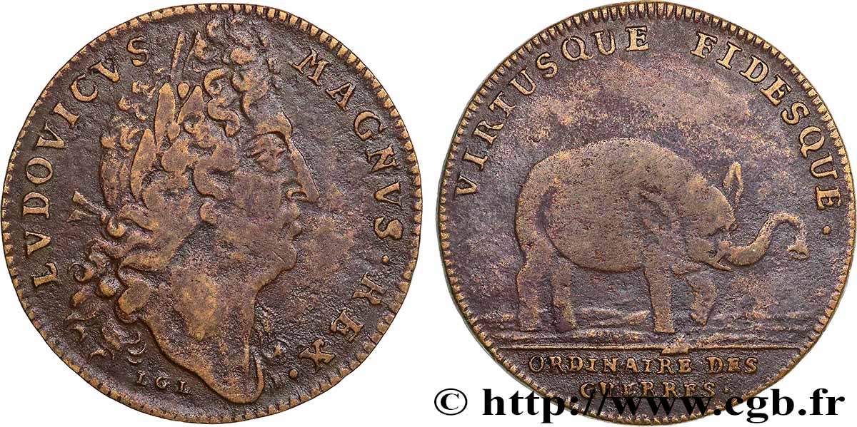 ORDINAIRE DES GUERRES Jeton Ar 28, ordinaire des guerres TTB