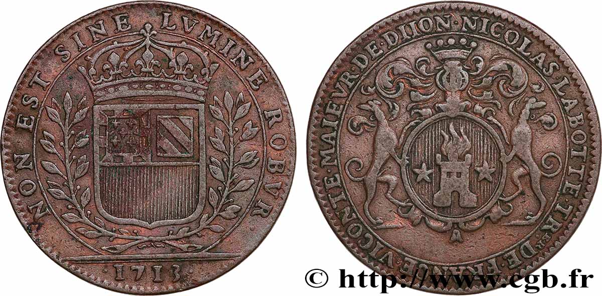 DIJON (MAIRES DE ... et divers) Nicolas Labotte TTB+