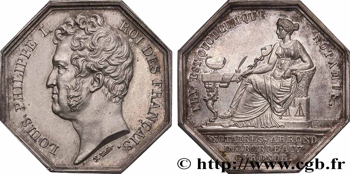 NOTAIRES DU XIXe SIECLE Notaires de Bordeaux (Louis-Philippe) SUP