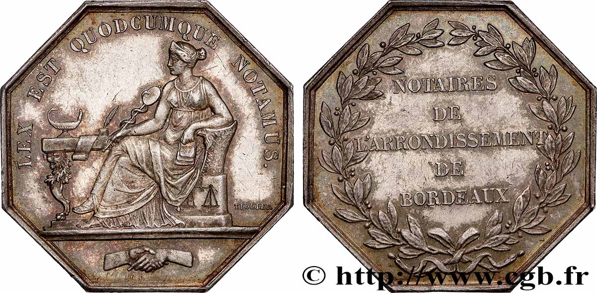 NOTAIRES DU XIXe SIECLE Notaires de Bordeaux AU