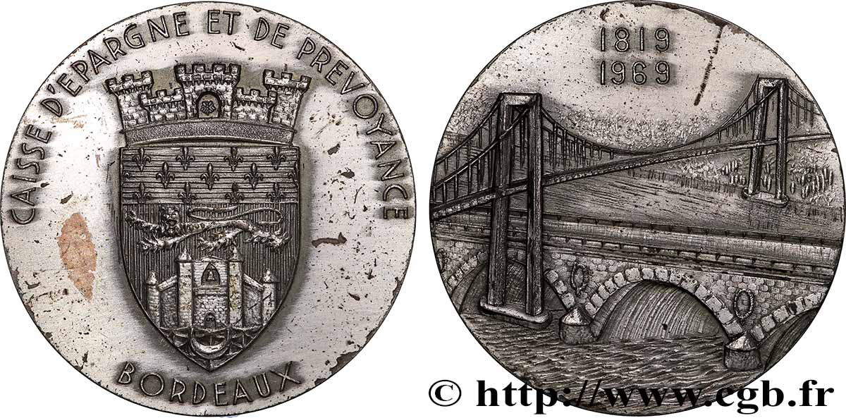 SAVINGS BANKS / CAISSES D ÉPARGNE 150e anniversaire de la Caisse d’épargne et de prévoyance, Bordeaux AU