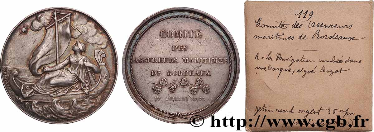 ASSURANCES La Compagnie d’assurances maritimes de Bordeaux TTB