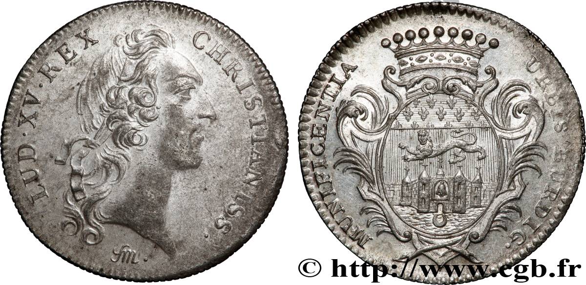 BORDEAUX (VILLE DE ) Récompense de la ville de Bordeaux, émission de 1747 TTB