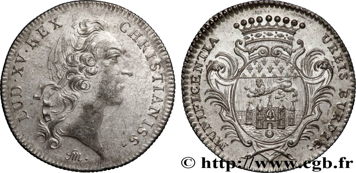 BORDEAUX Récompense de la ville de Bordeaux, émission de 1747 XF