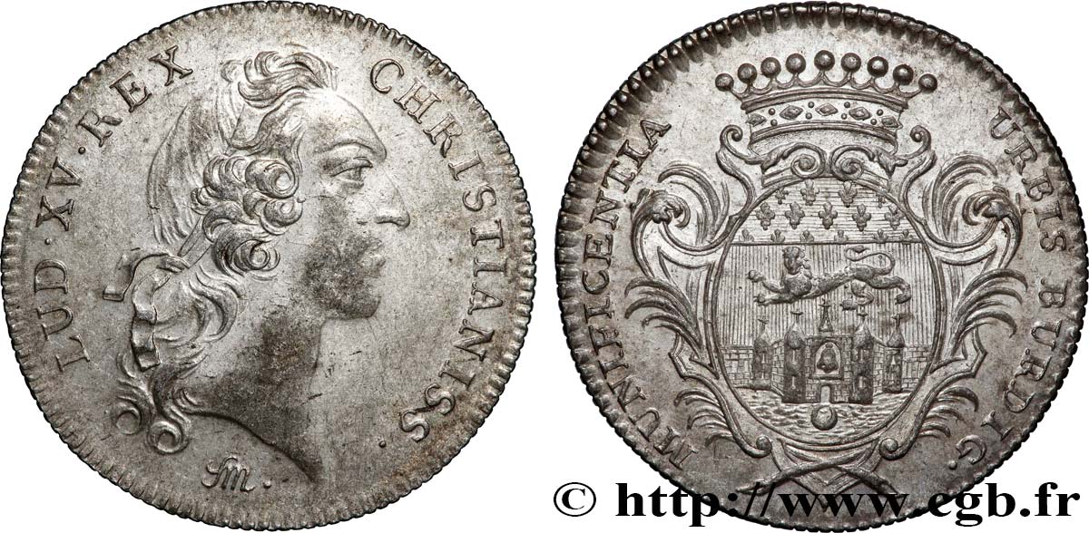 BORDEAUX (VILLE DE ) Récompense de la ville de Bordeaux, émission de 1747 TTB