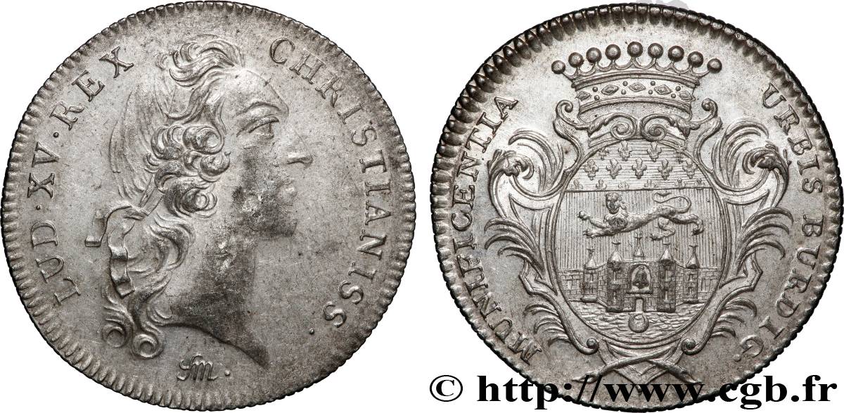 BORDEAUX (VILLE DE ) Récompense de la ville de Bordeaux, émission de 1747 TTB