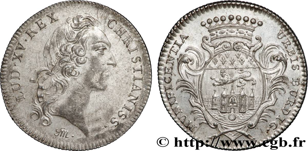 BORDEAUX Récompense de la ville de Bordeaux, émission de 1747 MBC/MBC+