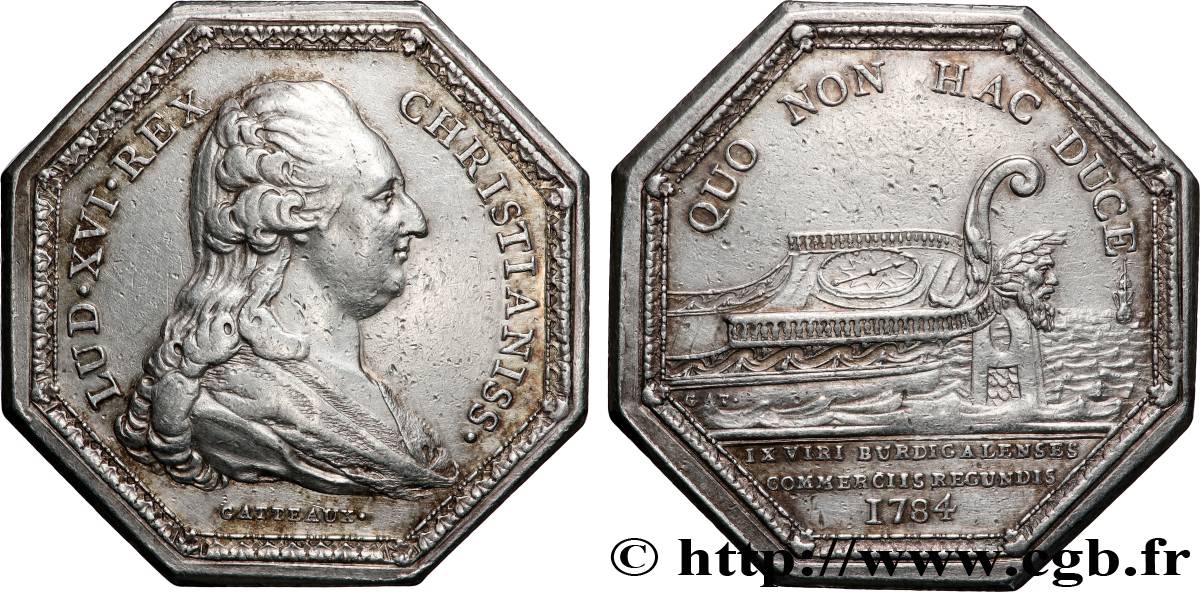 CHAMBERS OF COMMERCE / CHAMBRES DE COMMERCE Chambre de commerce de Bordeaux (Louis XVI) XF