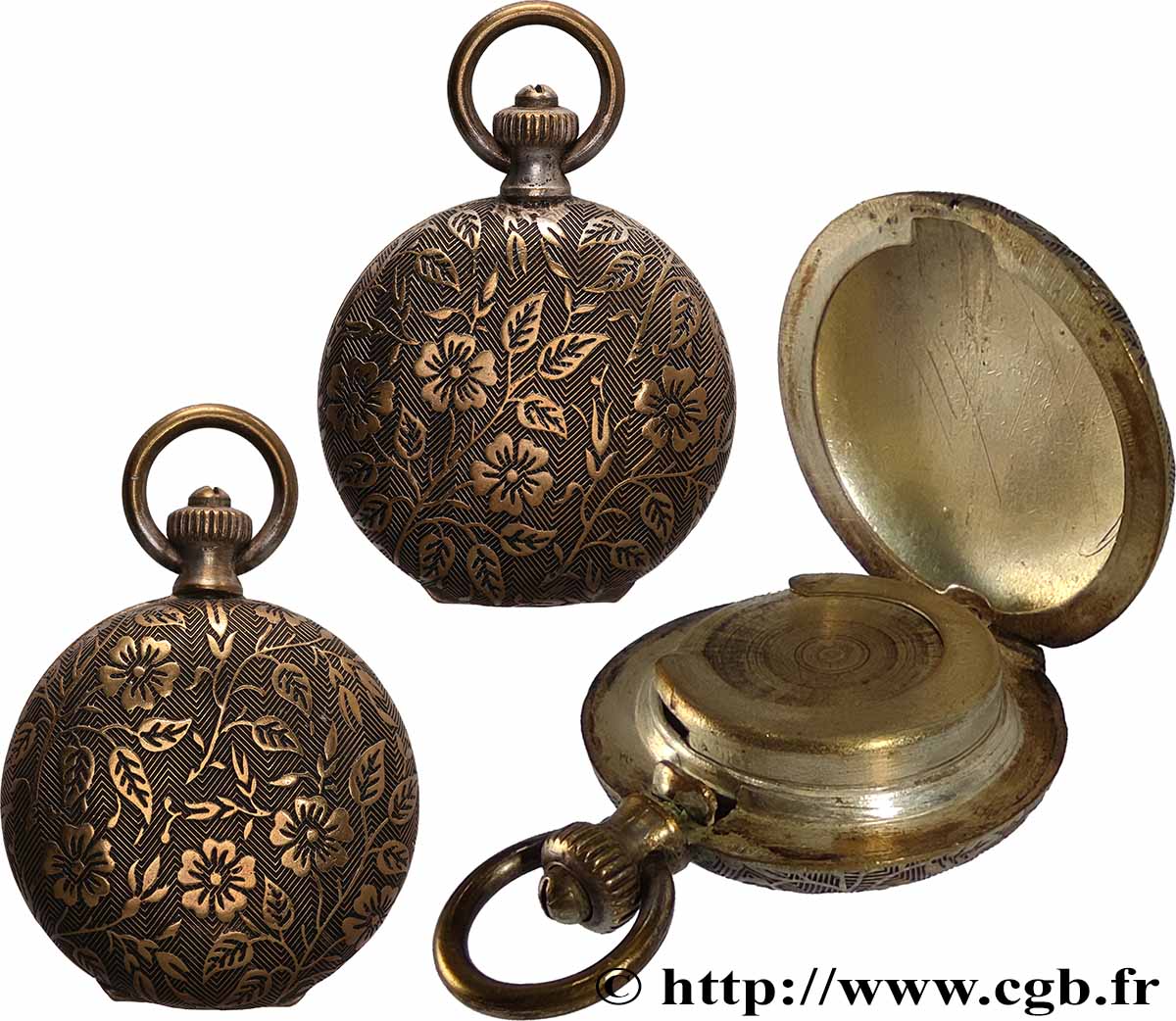 PORTE-LOUIS, PORTE-MONNAIE Porte-louis, Motifs floraux TTB