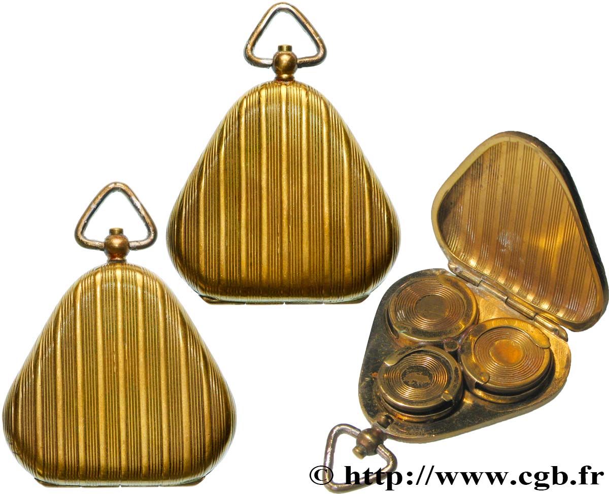 PORTE-LOUIS, PORTE-MONNAIE Porte-louis, 3 emplacements, Cannelures TTB+