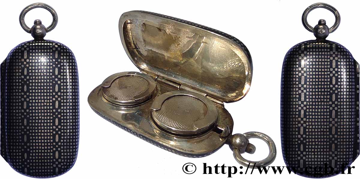 PORTE-LOUIS, PORTE-MONNAIE Porte-louis, niellé TTB+