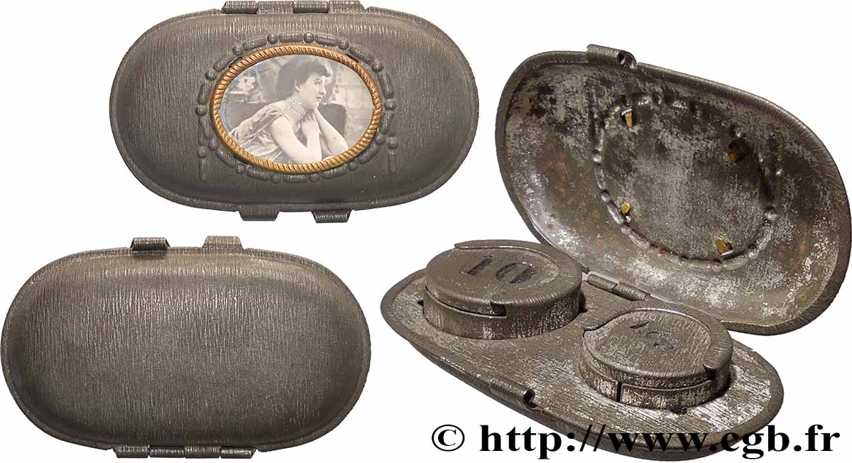 PORTE-LOUIS, PORTE-MONNAIE Porte-louis avec photo, ouverture latérale TTB+