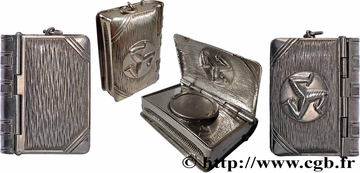 PORTE-LOUIS, PORTE-MONNAIE Porte-louis, Livre au triquètre (triskèle) TTB+