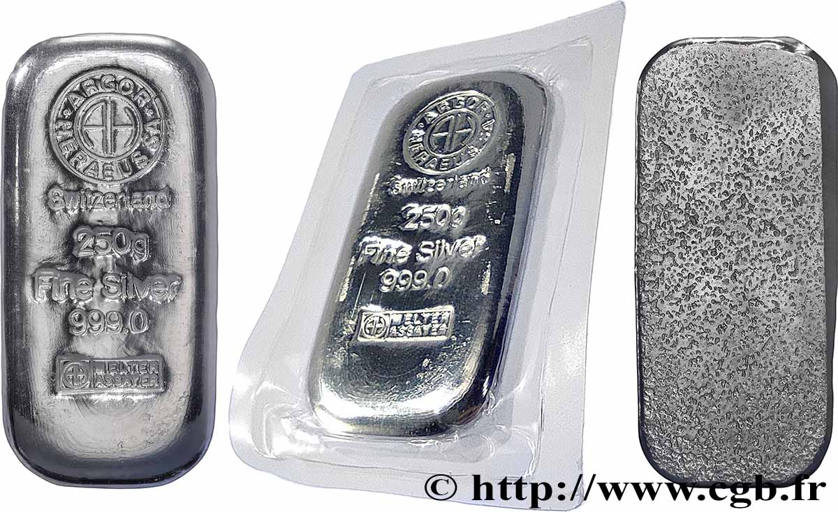 SILVER INVESTMENT Lingotin de 100 GR - ARGENT 999,9 MS