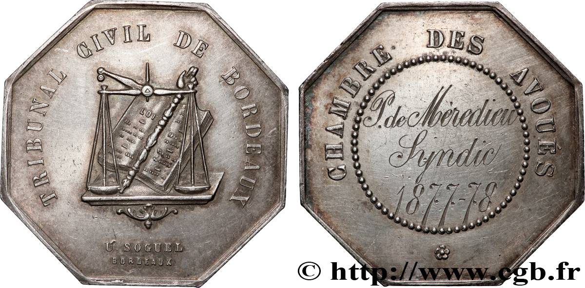 DROIT ET JURIDIQUE CHAMBRE DES AVOUÉS DE BORDEAUX TTB+