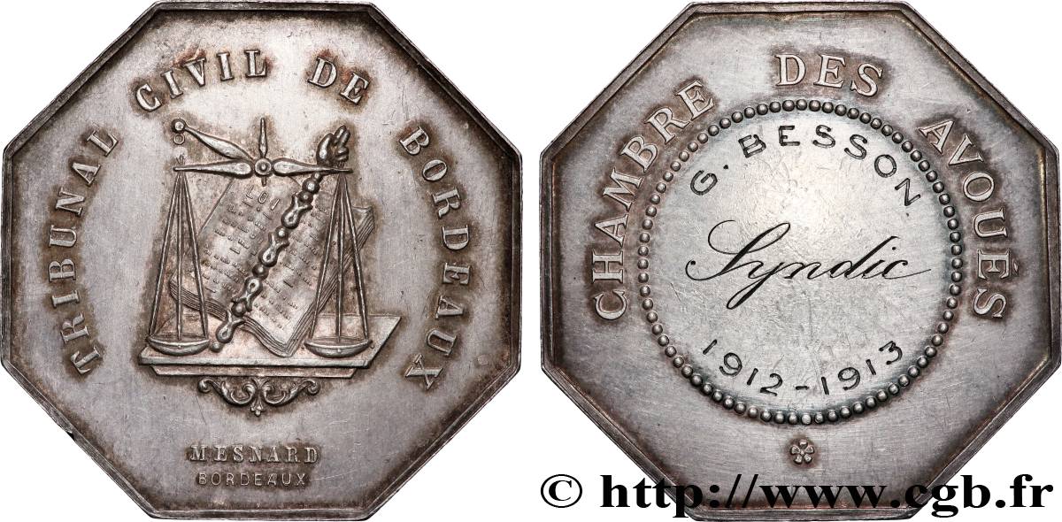 DROIT ET JURIDIQUE CHAMBRE DES AVOUÉS DE BORDEAUX SUP/TTB+