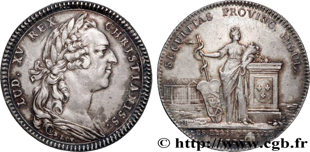 FLANDRE FRANÇAISE ÉTATS DE LILLE, émission de 1737 AU/XF