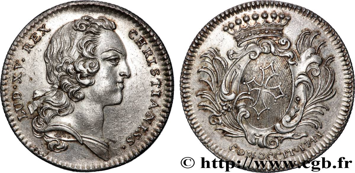 LANGUEDOC (ÉTATS DE ...) Jeton AR 30, les États TTB+/SUP