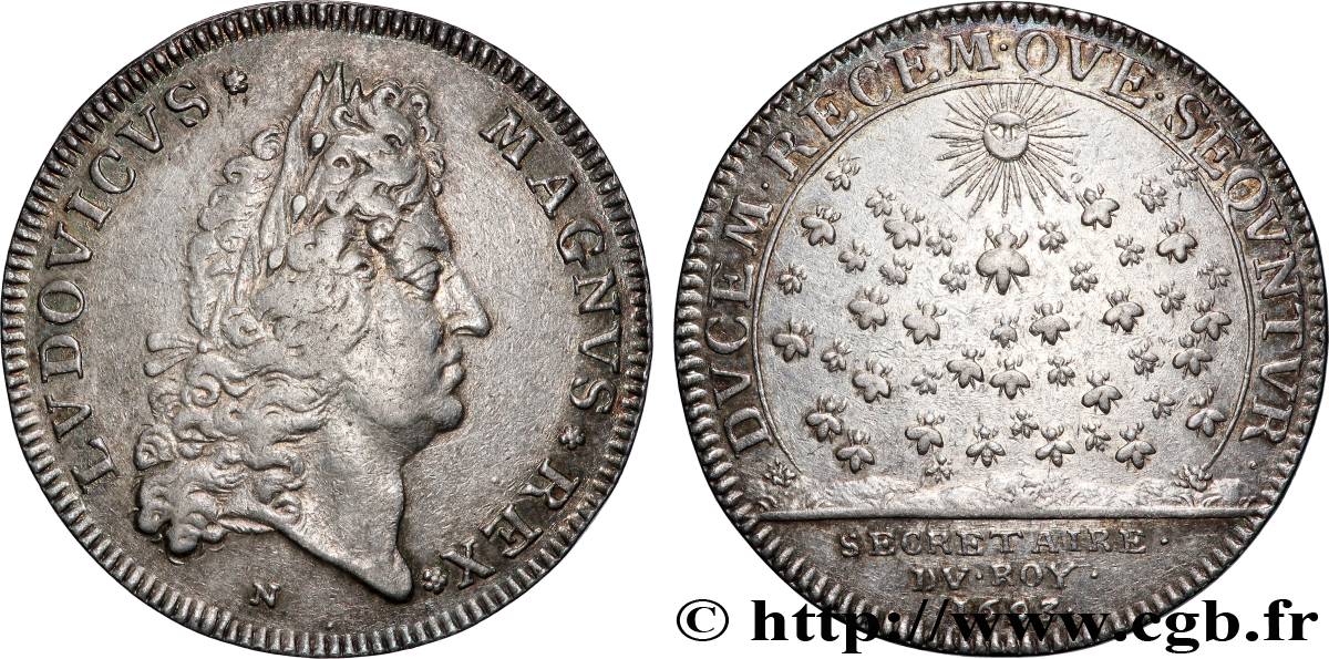 SECRÉTAIRES DU ROI Émission de 1693 TTB