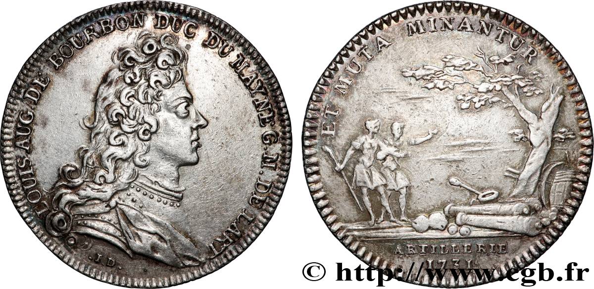 ARTILLERIE Louis-Auguste de Bourbon, duc du Maine AU/XF