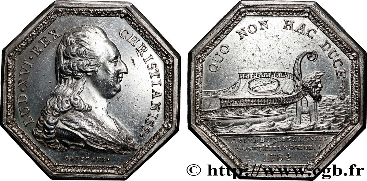 CHAMBERS OF COMMERCE Chambre de commerce de Bordeaux (Louis XVI) AU