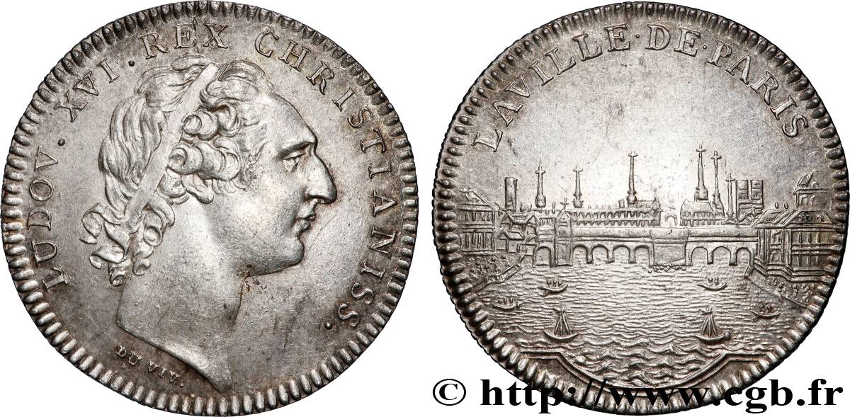 PARIS - LOCAL ADMINISTRATION Louis XVI, émission de 1774 fVZ