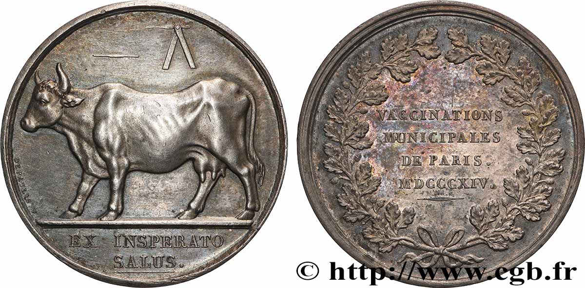 MÉDECINE - SOCIÉTÉS MÉDICALES - MÉDECINS/CHIRURGIENS - ASSISTANCE PUBLIQUE VACCINATIONS MUNICIPALES DE PARIS TTB+/SUP