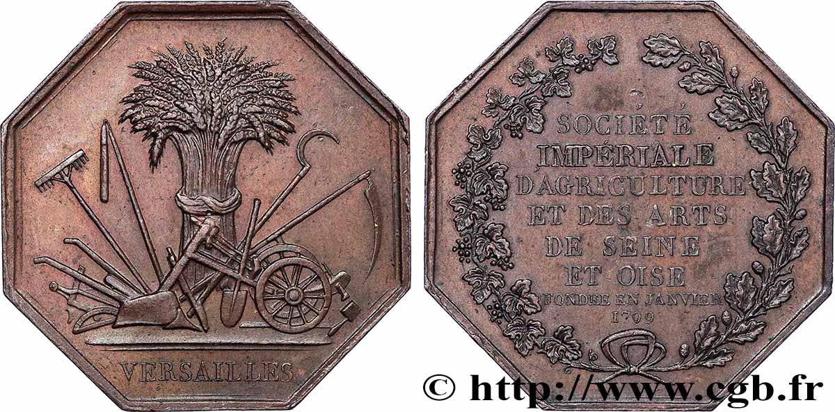 SOCIÉTÉS D AGRICULTURE, HORTICULTURE, PÊCHE ET CHASSE SOCIETE NATIONALE D AGRICULTURE ET DES ARTS DE SEINE ET OISE SUP/TTB+