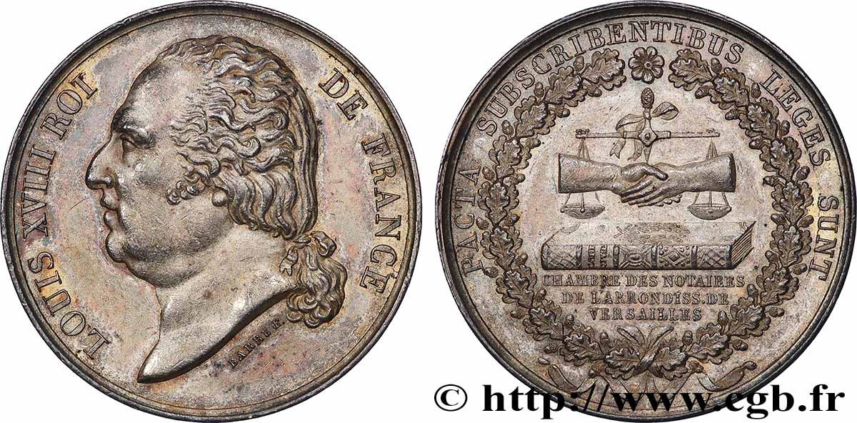 NOTAIRES DU XIXe SIECLE Notaires de Versailles TTB