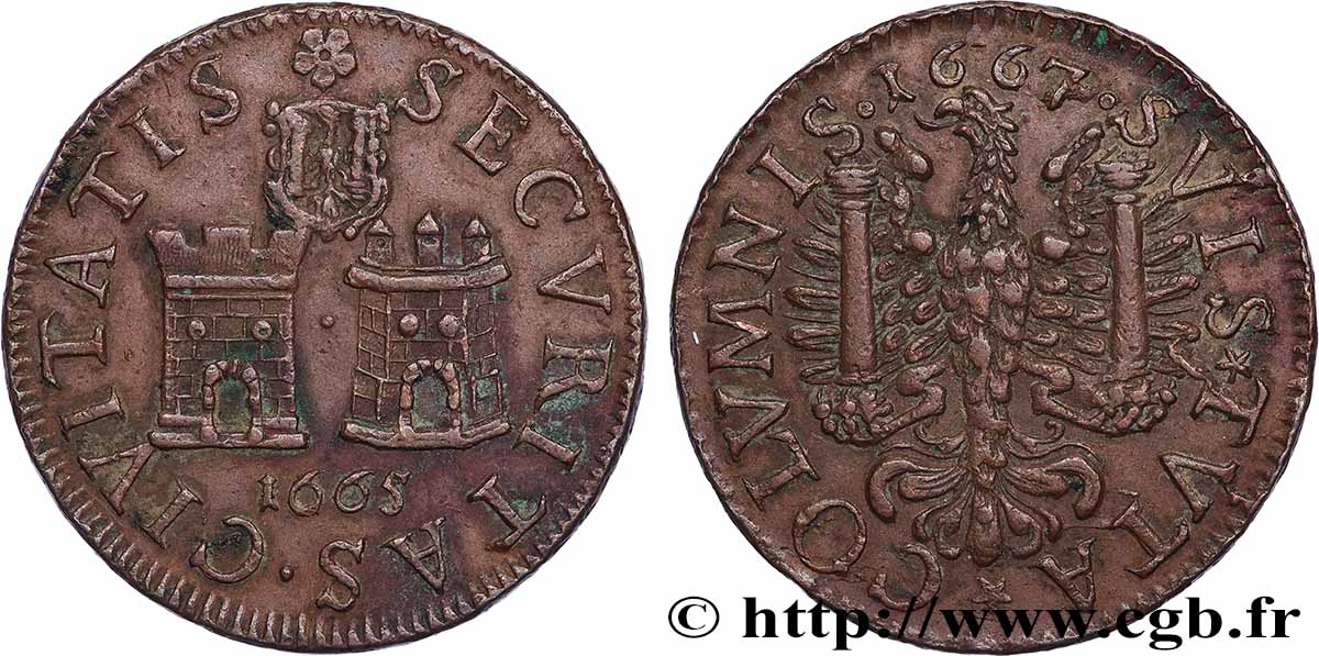 FRANCHE-COMTÉ - VILLE DE BESANÇON Jeton, service des comptes de Besançon TTB+