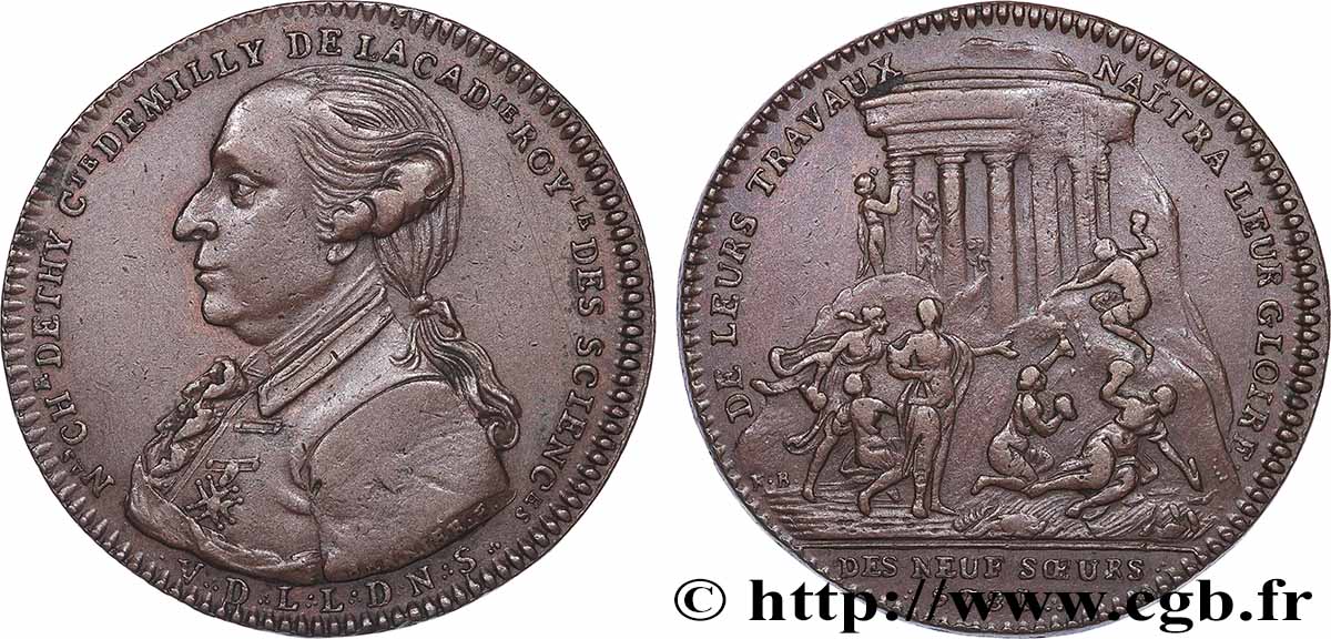 FRANC - MAÇONNERIE La loge des Neuf Sœurs TTB+