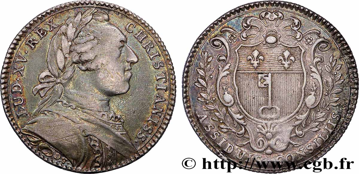 L ANJOU Ville d’Angers, émission de 1753 SS/fVZ