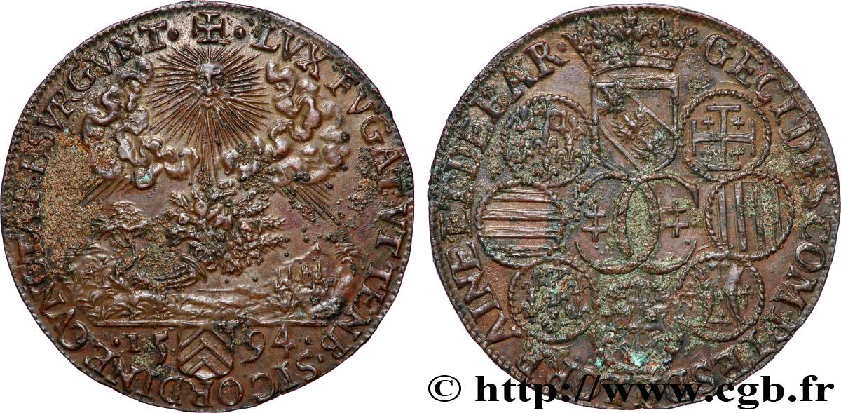 LORRAINE - DUCHÉ DE LORRAINE - CHARLES III LE GRAND DUC Chambre des comptes de Lorraine TTB