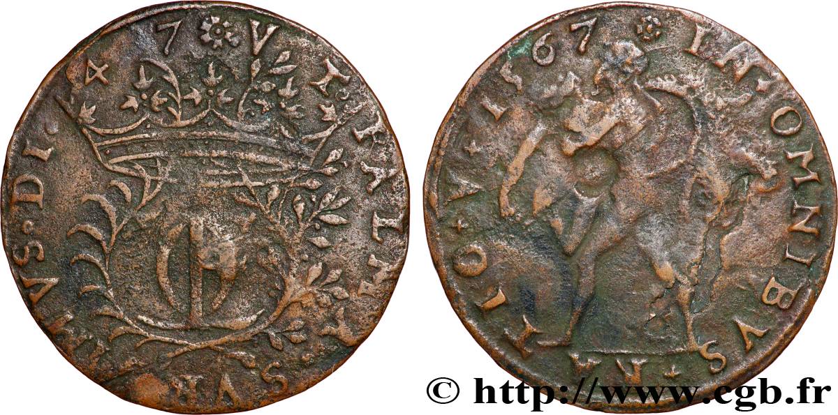 DUCHY OF LORRAINE - CHARLES III LE GRAND DUC Claude de France, duchesse VF