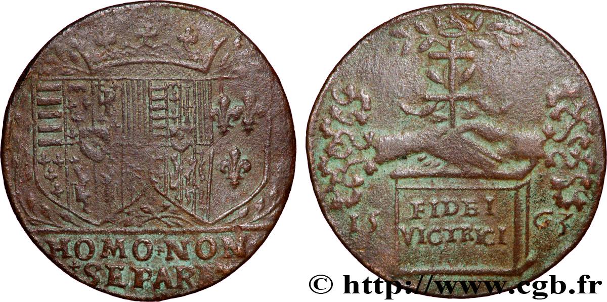 DUCHY OF LORRAINE - CHARLES III LE GRAND DUC Claude de France, duchesse XF